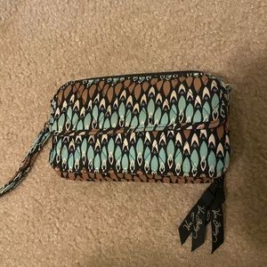 Vera Bradley wallet clutch with strap